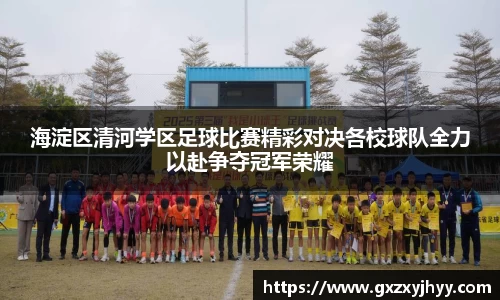 海淀区清河学区足球比赛精彩对决各校球队全力以赴争夺冠军荣耀