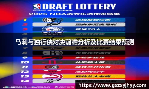 马刺与独行侠对决前瞻分析及比赛结果预测